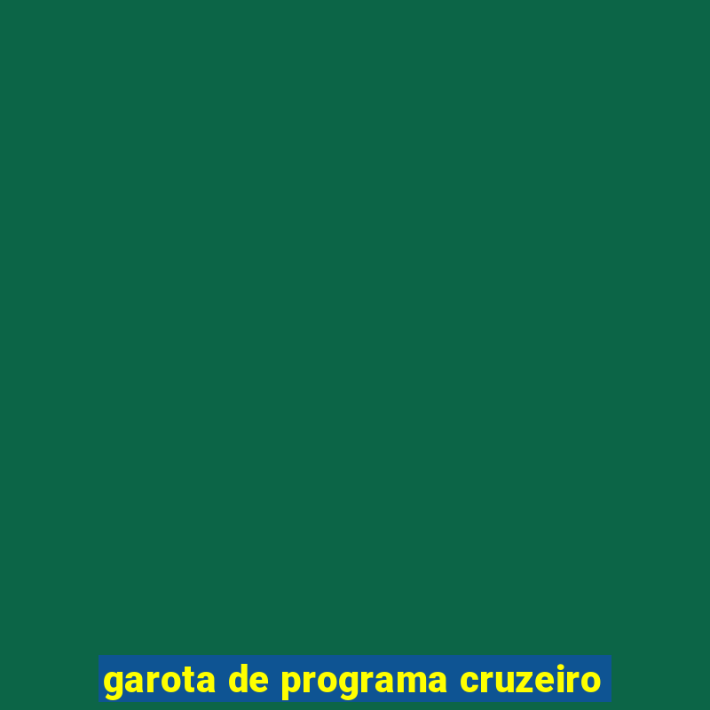 garota de programa cruzeiro-sp